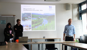 Vorstellung des Wasserstraßen- & Schifffahrtsamtes in Form einer PowerPoint-Präsentation