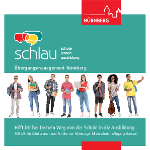 Flyer SCHLAU für Mittelschulen Abschlussklassen