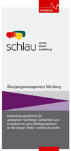 Flyer für Multiplikatoren "SCHLAU für Geflüchtete & Neuzugewanderte"
